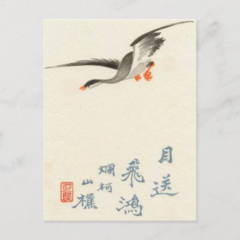 Japanese Duck Vintage Postcard by golden_oldies at Zazzle