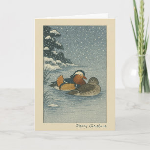 Japanese Ducks - Christmas Card