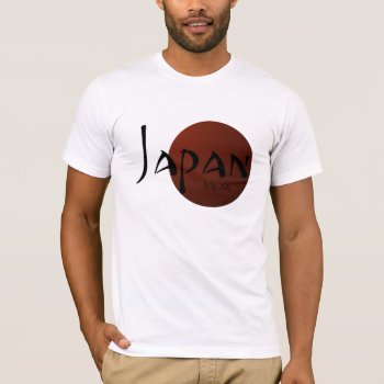 Japanese Earthquake Memorial Shirt by sfcount at Zazzle