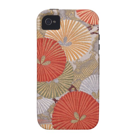 Japanese fabric iPhone 4 Case-Mate Case (Back)