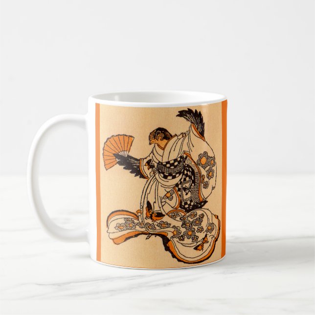 Japanese fairytale The Tongue Cut Sparrow Coffee Mug (Left)