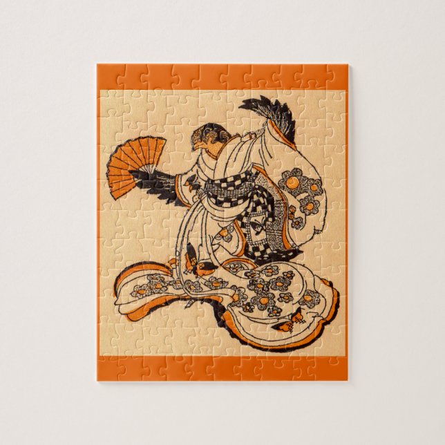 Japanese fairytale The Tongue Cut Sparrow Jigsaw Puzzle (Vertical)