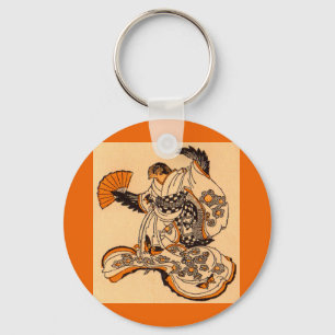 Japanese fairytale The Tongue Cut Sparrow Keychain