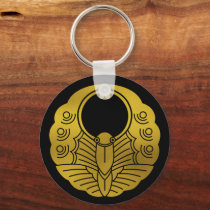 Japanese Family Crest-Butterfly Keychain