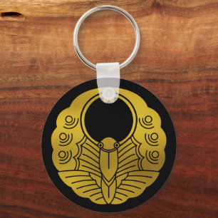 Japanese Family Crest-Butterfly Keychain