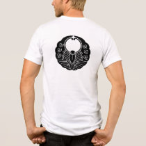 Japanese Family Crest-Butterfly Tri-Blend Shirt