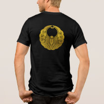 Japanese Family Crest-Butterfly Tri-Blend Shirt