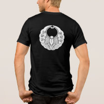 Japanese Family Crest-Butterfly Tri-Blend Shirt
