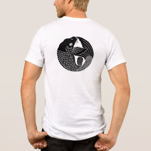 Japanese Family Crest-Carp Tri-Blend Shirt