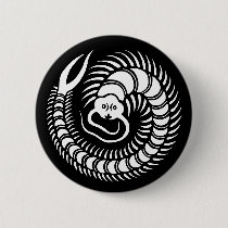 Japanese Family Crest-Centipede Button