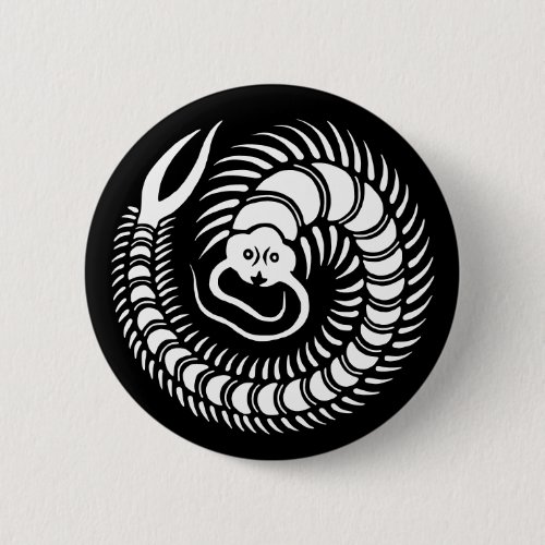 Japanese Family Crest-Centipede Button