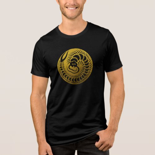 Japanese Family Crest-Centipede Tri-Blend Shirt