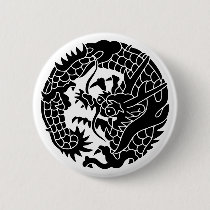 Japanese Family Crest-Dragon Button