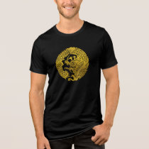 Japanese Family Crest-Dragon Tri-Blend Shirt