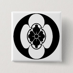 Japanese Family Crest(KAMON) of the Hotta's Pinback Button
