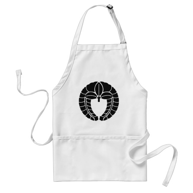 Japanese Family Crest (KAMON) Symbol Adult Apron (Front)