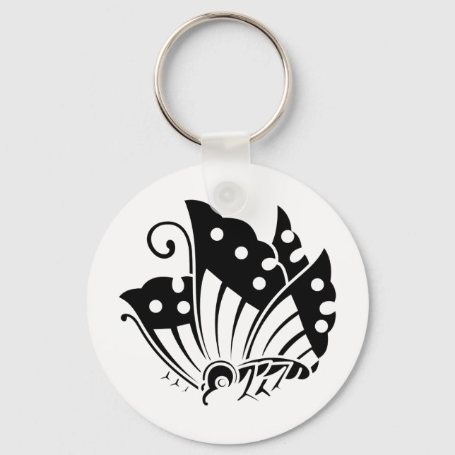 Japanese Family Crest KAMON Symbol Keychain (Front)