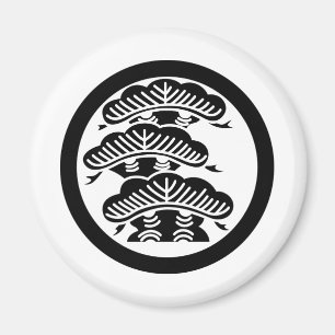 Japanese Family Crest KAMON Symbol Magnet