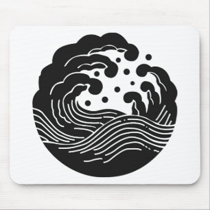 Japanese Family Crest KAMON Symbol Mouse Pad