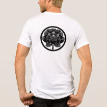 Japanese Family Crest-Lotus Tri-Blend Shirt