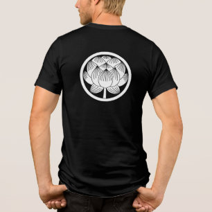 Japanese Family Crest-Lotus Tri-Blend Shirt