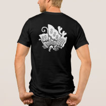 Japanese Family Crest-swallowtail butterfly Tri-Blend Shirt