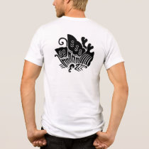 Japanese Family Crest-swallowtail butterfly Tri-Blend Shirt
