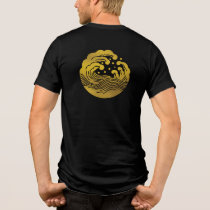 Japanese Family Crest-Wave Tri-Blend Shirt