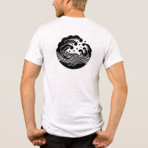 Japanese Family Crest-Wave Tri-Blend Shirt