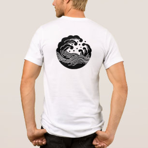 Japanese Family Crest-Wave Tri-Blend Shirt