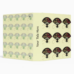 Japanese Fans Album 3 Ring Binder
