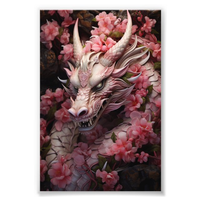 Japanese Fantasy Dragon Photo Print (Front)