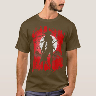 Japanese Female Samurai Shadow Girl, Samurai (2) T-Shirt