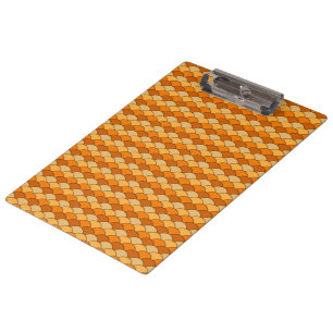 Japanese Fish Scale Pattern Clipboard