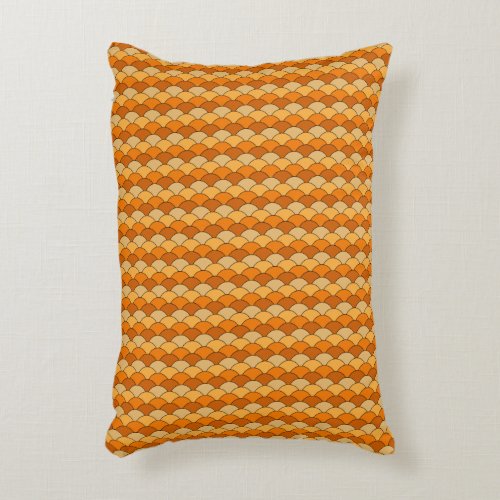 Japanese Fish Scale Pattern Decorative Pillow