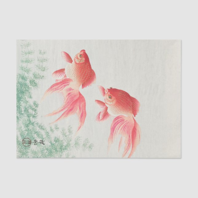 JAPANESE FISH Tissue Paper (Front)