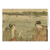 Japanese Fishing Woodblock Fishermen (Front Horizontal)