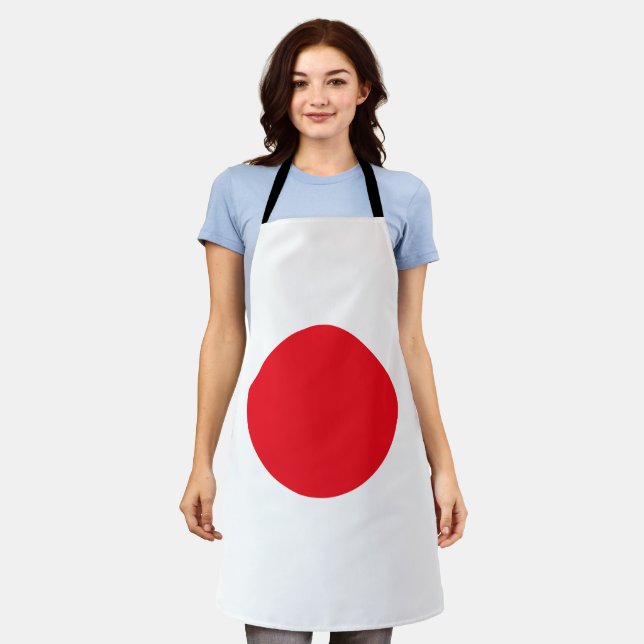 Japanese flag apron