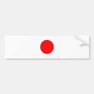 Japanese Flag Bumper Sticker