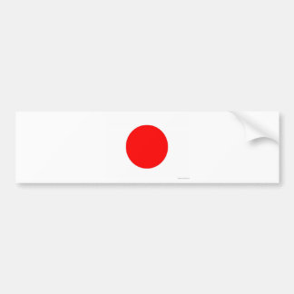 Japanese Flag Bumper Sticker