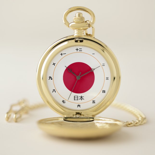 Japanese Flag & Japan fashion /design watch 日本 (Inside)