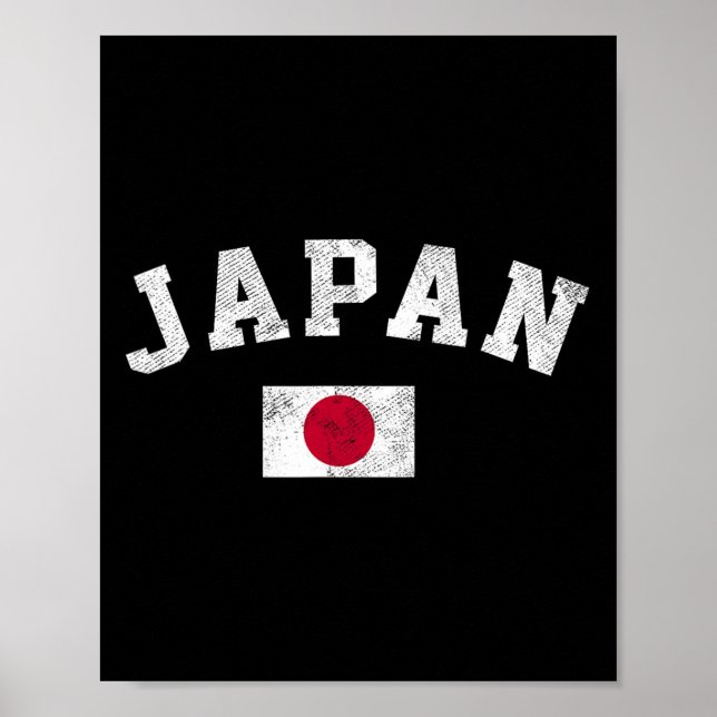 Japanese Flag Japan Pride Roots Independence Day  Poster (Front)