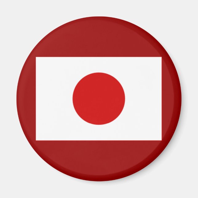 Japanese Flag Magnet (Front)