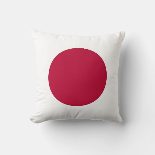 Japanese Flag on American MoJo Pillow
