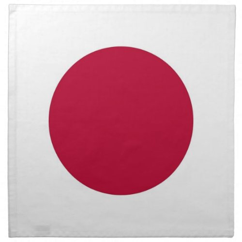 Japanese Flag on MoJo Napkin