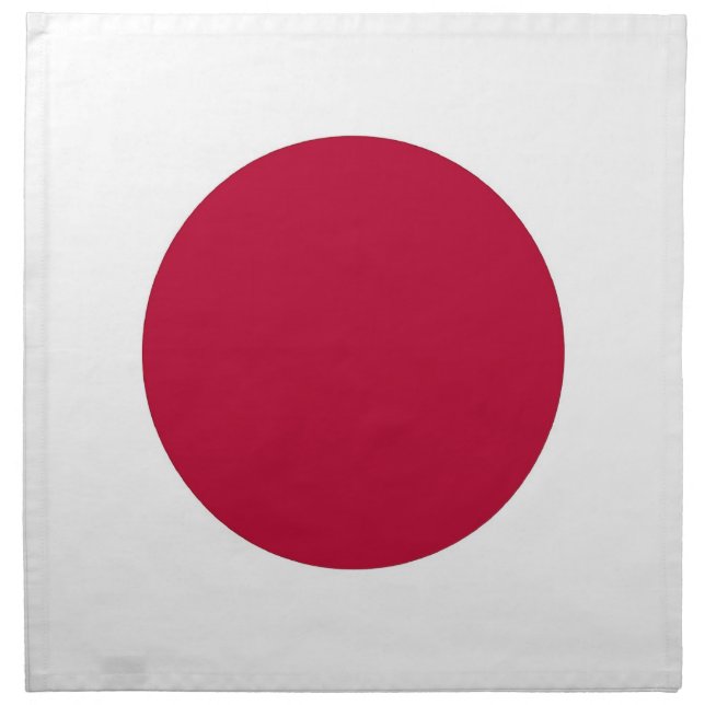 Japanese Flag on MoJo Napkin (Front)