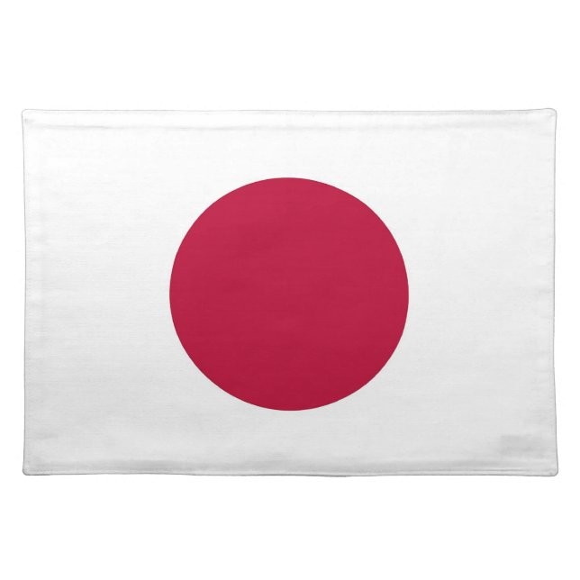 Japanese Flag on MoJo Placemat (Front)