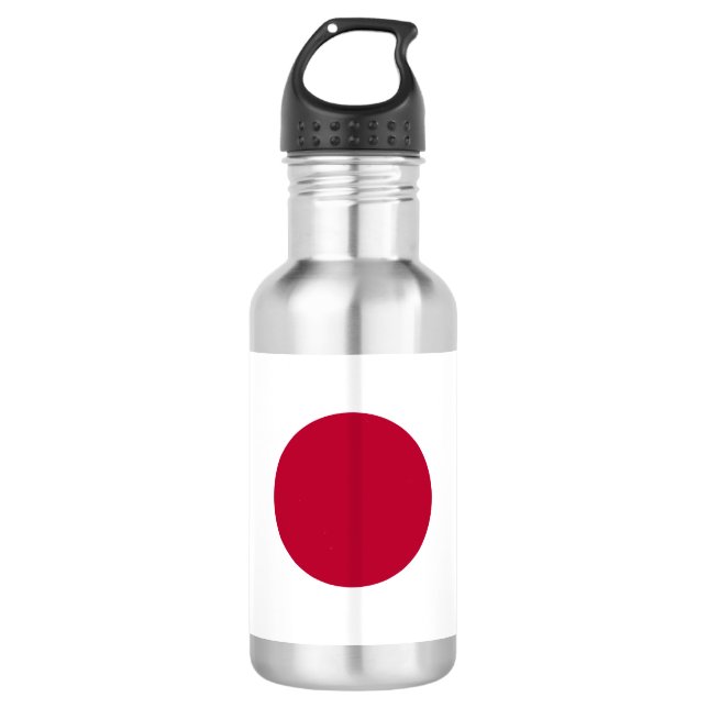 Japanese flag paper cup stainless steel water bottle (Front)