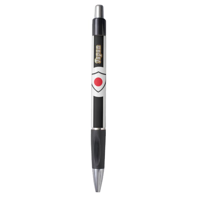 Japanese flag pen (Front Vertical)