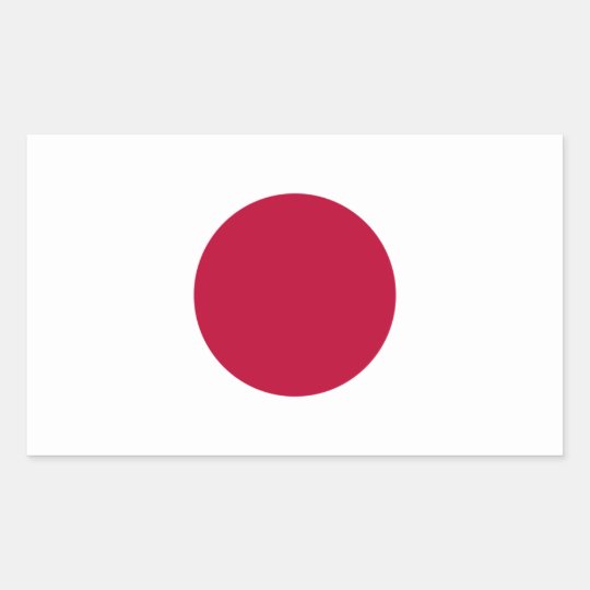 Japanese Flag Sticker | Zazzle.com